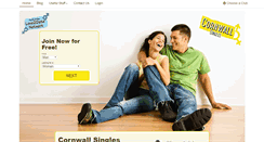 Desktop Screenshot of cornwall-singles.co.uk